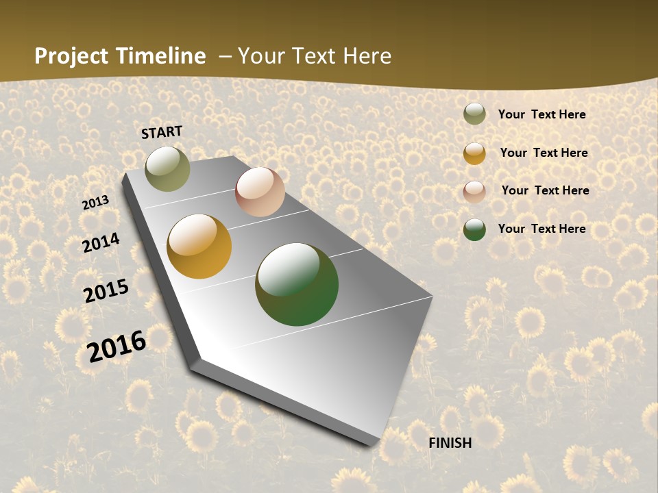 Agricultural Rural Sunshine PowerPoint Template