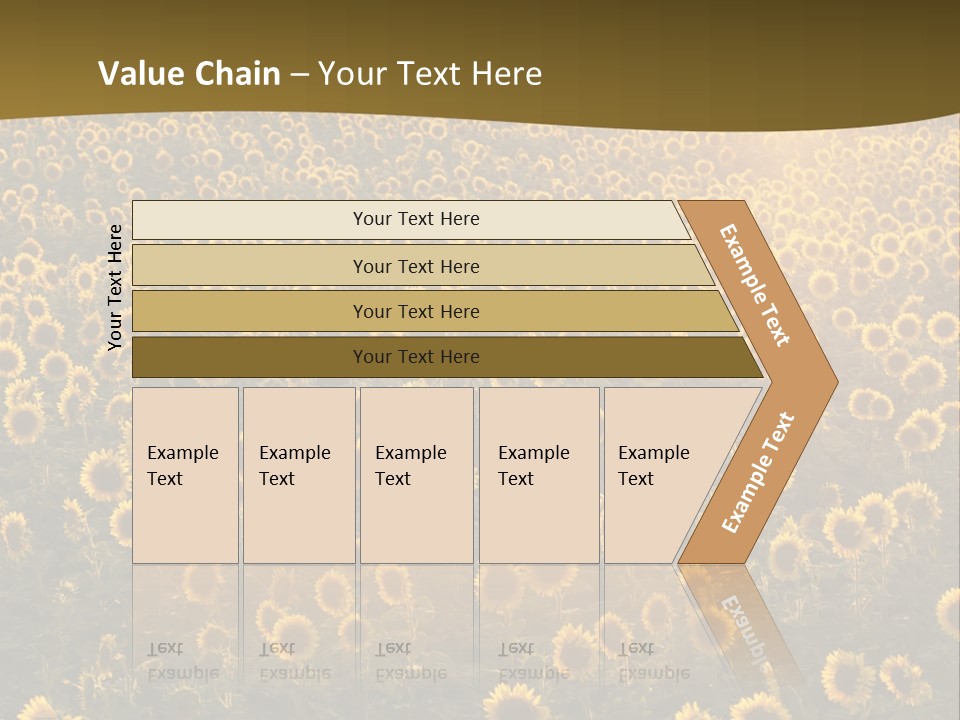 Agricultural Rural Sunshine PowerPoint Template