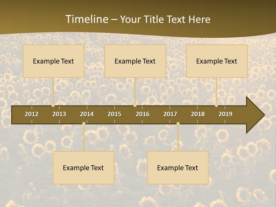 Agricultural Rural Sunshine PowerPoint Template