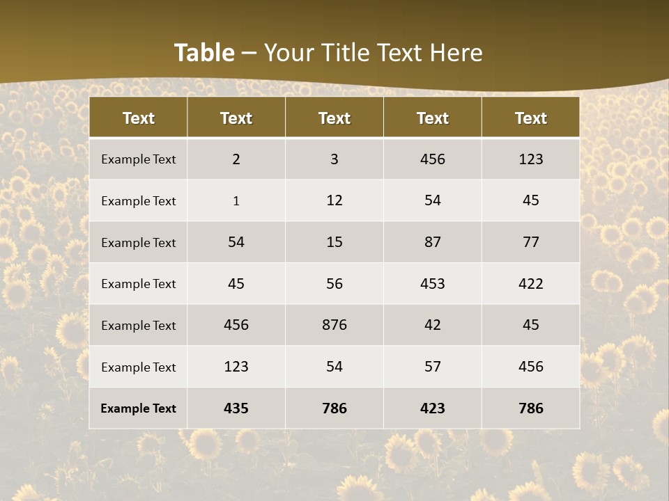Agricultural Rural Sunshine PowerPoint Template