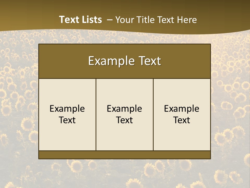 Agricultural Rural Sunshine PowerPoint Template