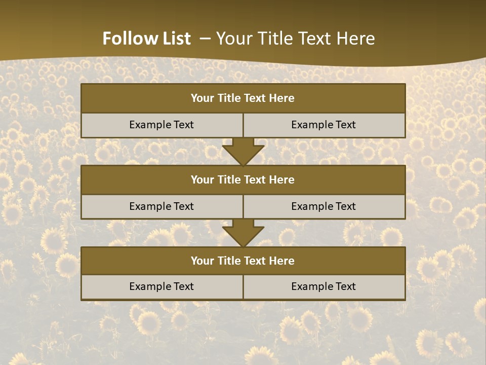 Agricultural Rural Sunshine PowerPoint Template