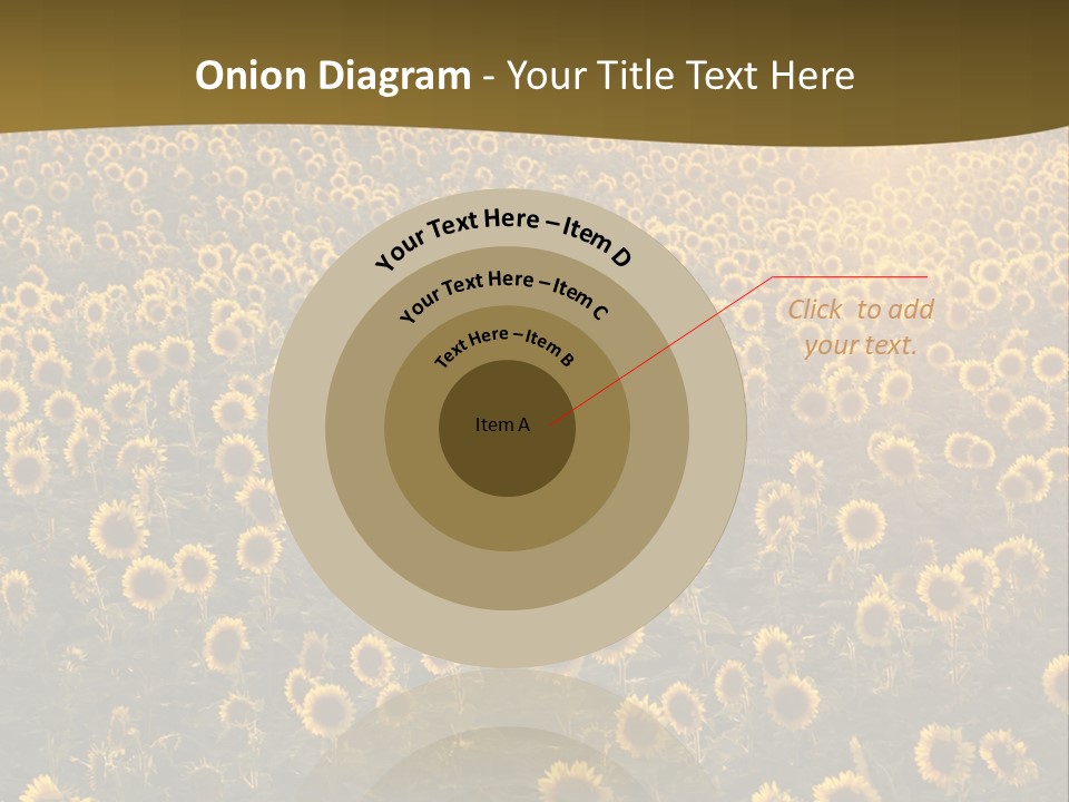 Agricultural Rural Sunshine PowerPoint Template