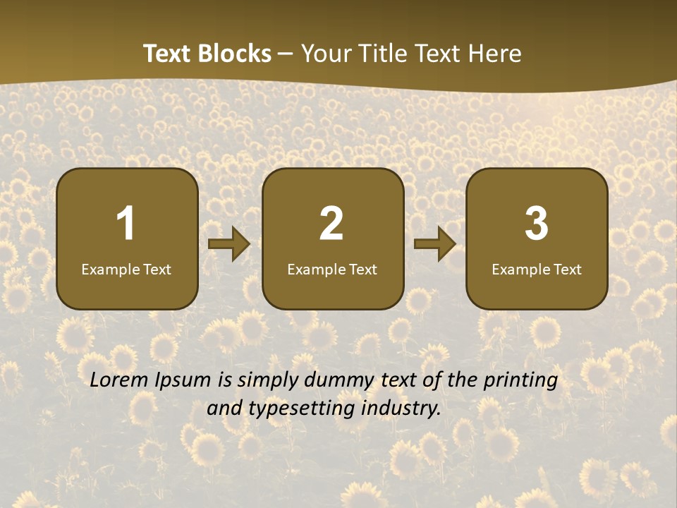 Agricultural Rural Sunshine PowerPoint Template