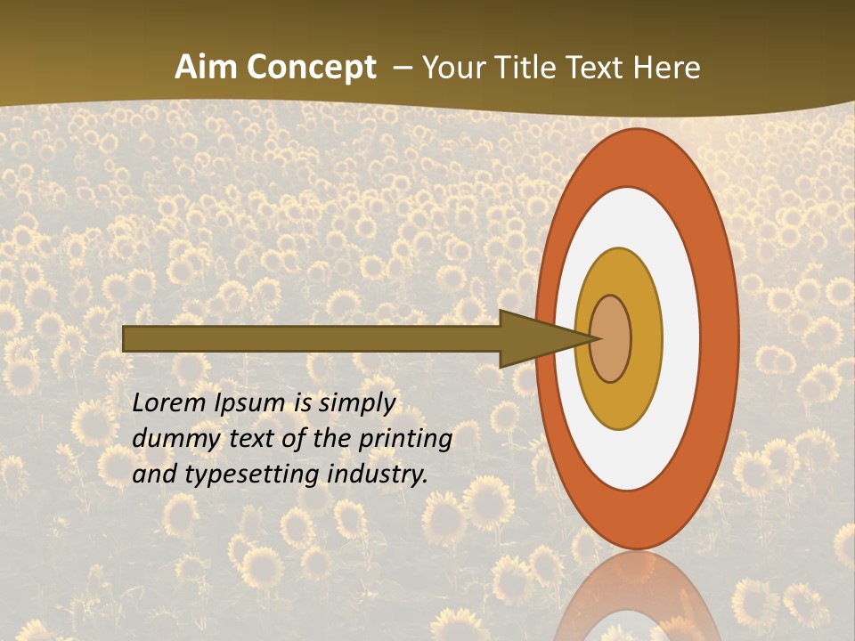 Agricultural Rural Sunshine PowerPoint Template