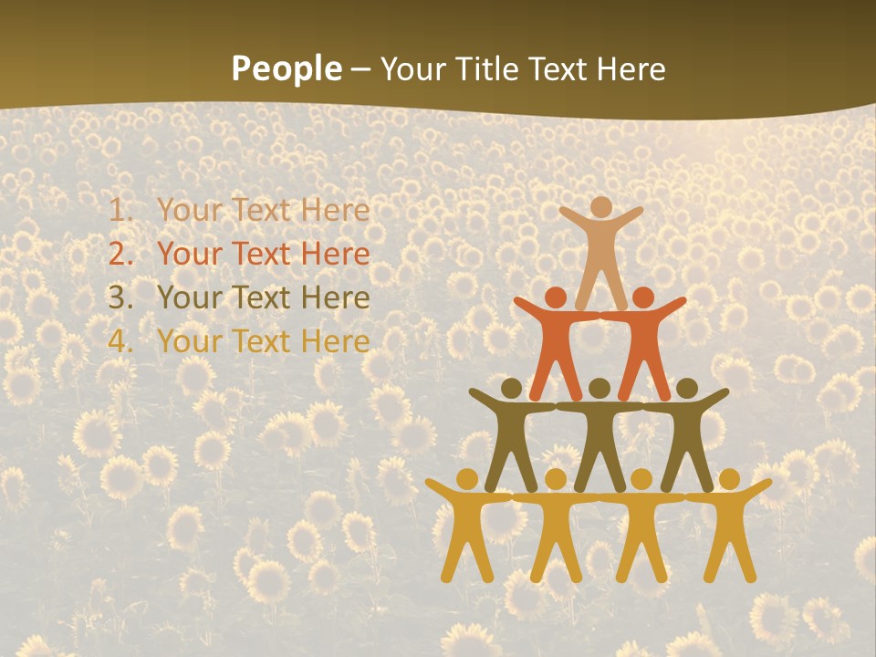 Agricultural Rural Sunshine PowerPoint Template