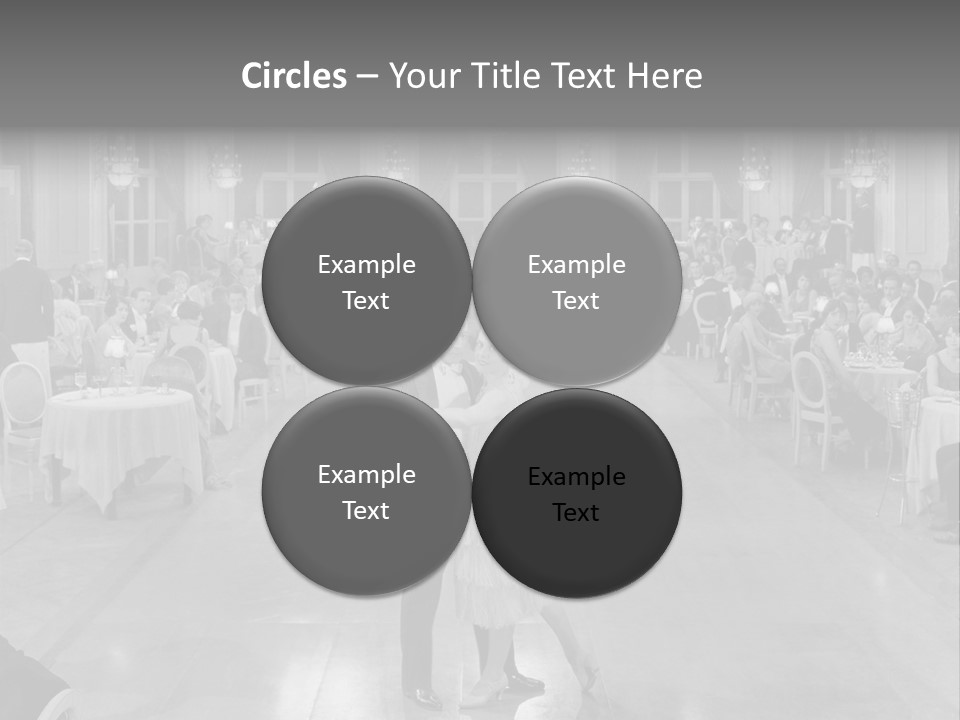 Horizontal Luxury Dinner PowerPoint Template