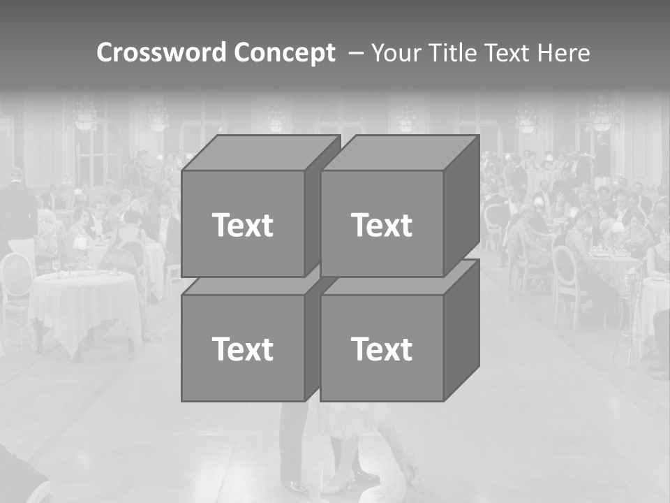 Horizontal Luxury Dinner PowerPoint Template