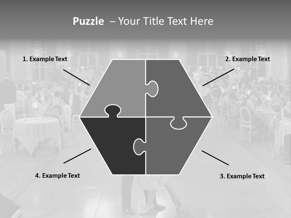 Horizontal Luxury Dinner PowerPoint Template