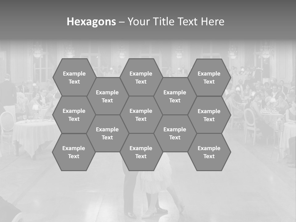 Horizontal Luxury Dinner PowerPoint Template