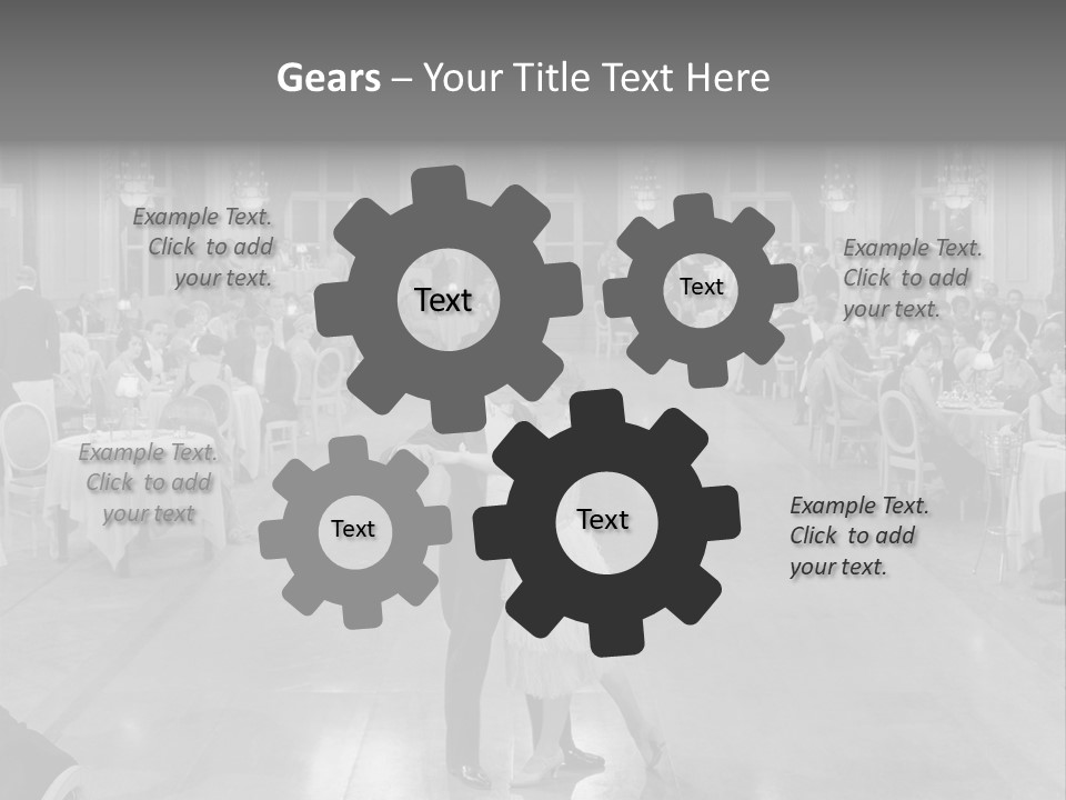 Horizontal Luxury Dinner PowerPoint Template