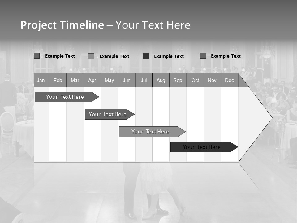 Horizontal Luxury Dinner PowerPoint Template