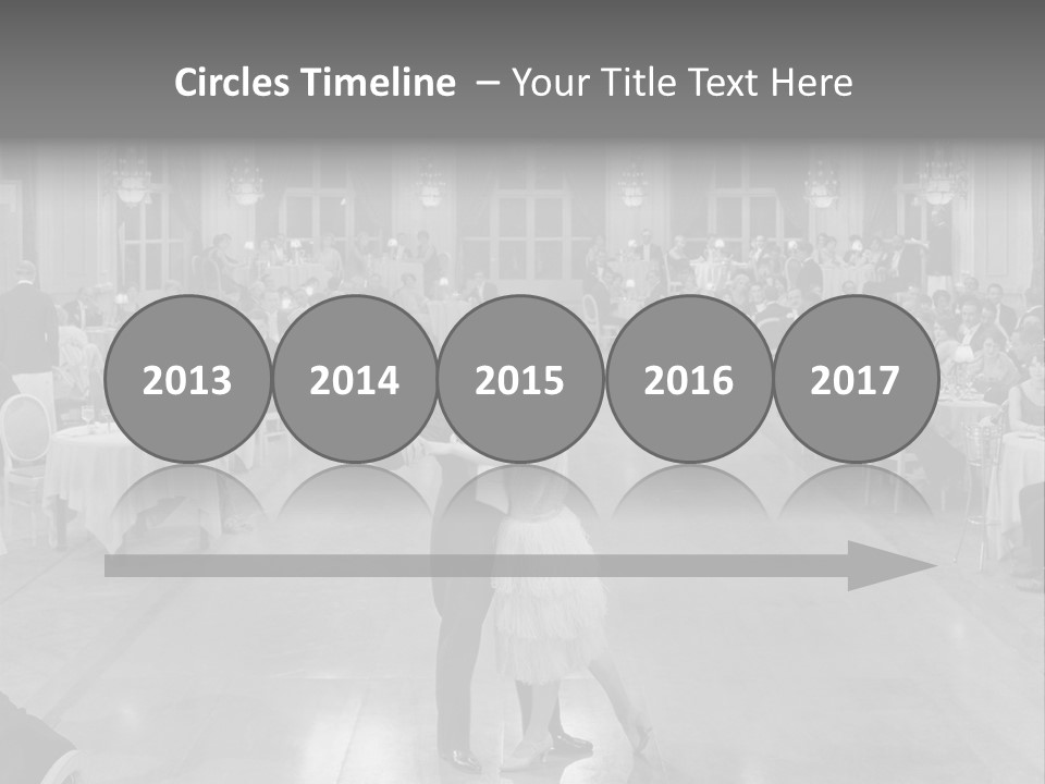 Horizontal Luxury Dinner PowerPoint Template