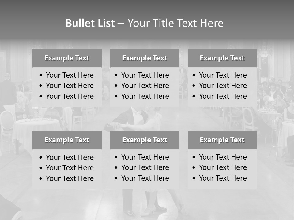 Horizontal Luxury Dinner PowerPoint Template