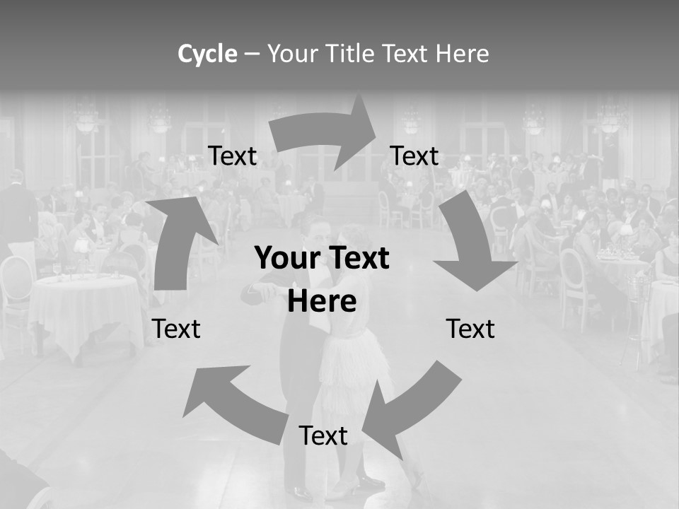 Horizontal Luxury Dinner PowerPoint Template