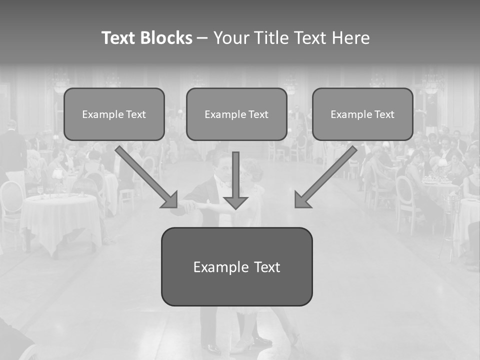 Horizontal Luxury Dinner PowerPoint Template