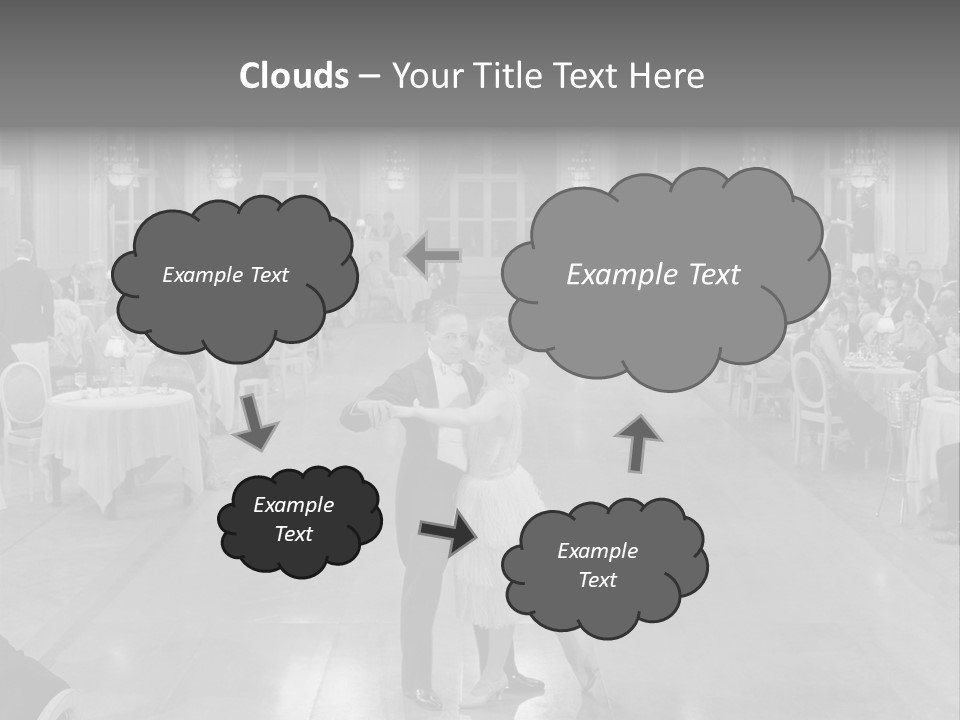 Horizontal Luxury Dinner PowerPoint Template