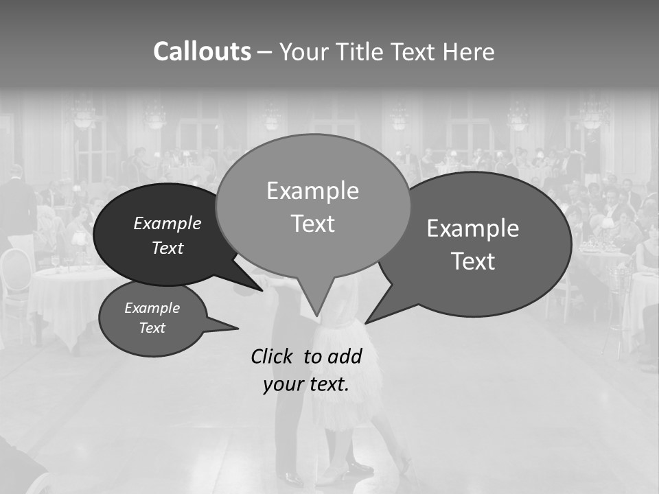 Horizontal Luxury Dinner PowerPoint Template