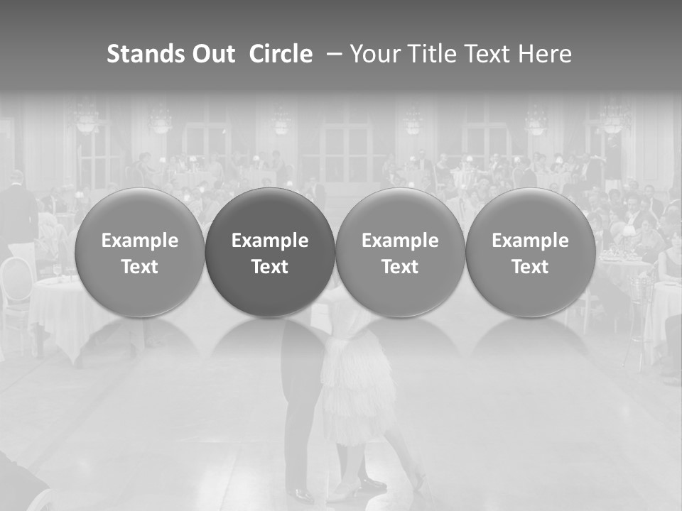 Horizontal Luxury Dinner PowerPoint Template