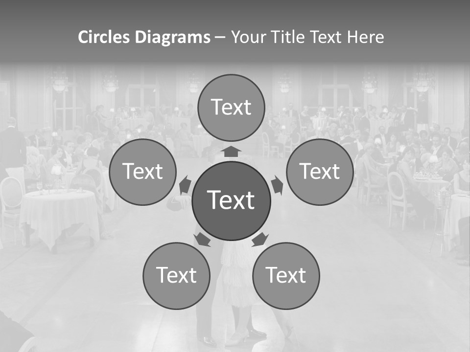 Horizontal Luxury Dinner PowerPoint Template