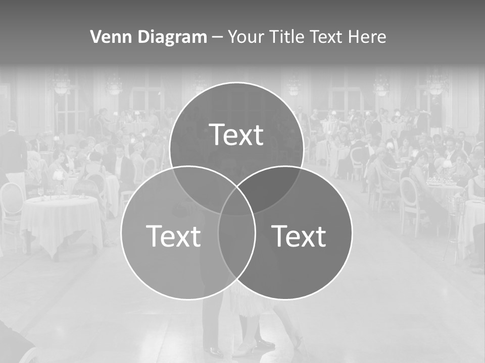 Horizontal Luxury Dinner PowerPoint Template