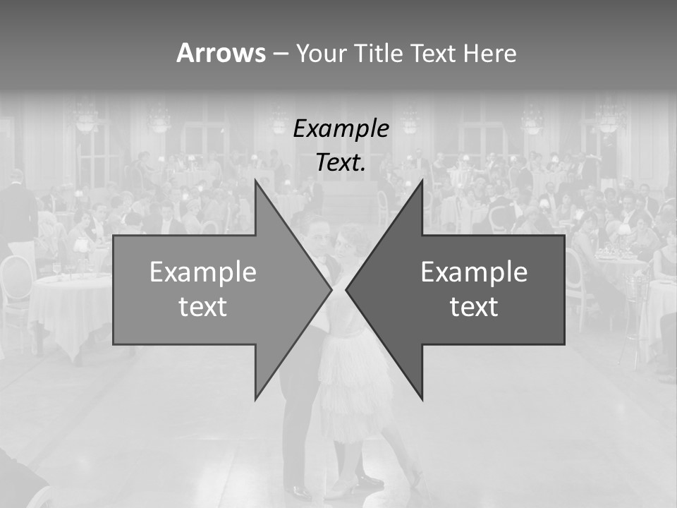 Horizontal Luxury Dinner PowerPoint Template