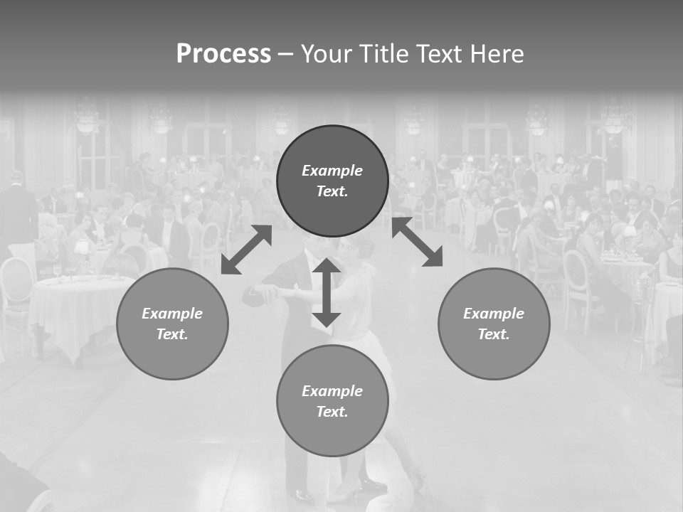 Horizontal Luxury Dinner PowerPoint Template