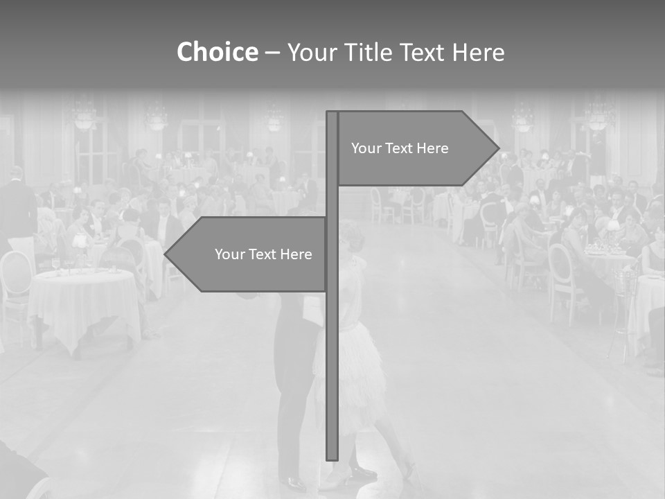 Horizontal Luxury Dinner PowerPoint Template