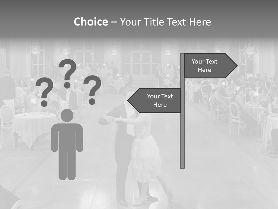 Horizontal Luxury Dinner PowerPoint Template