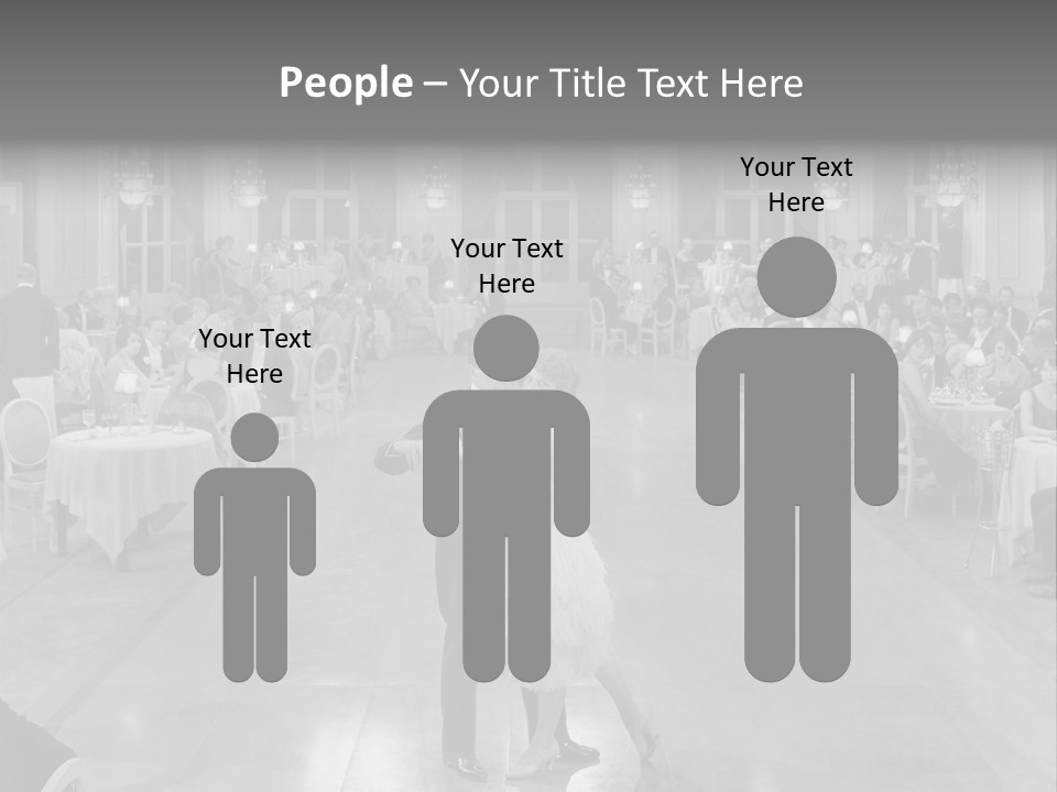 Horizontal Luxury Dinner PowerPoint Template