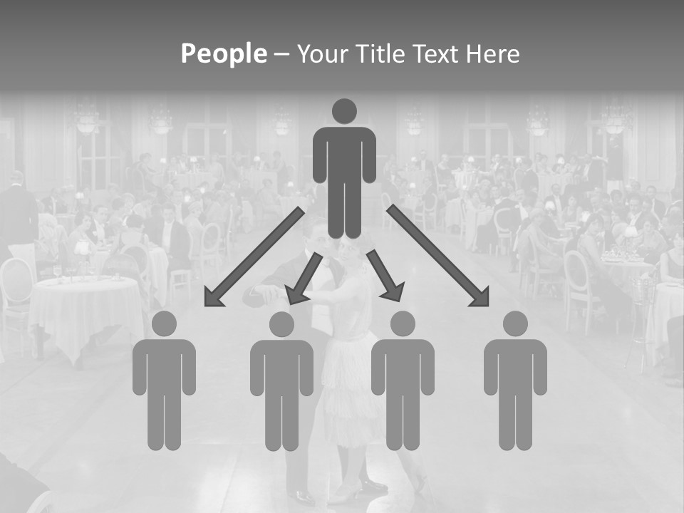 Horizontal Luxury Dinner PowerPoint Template