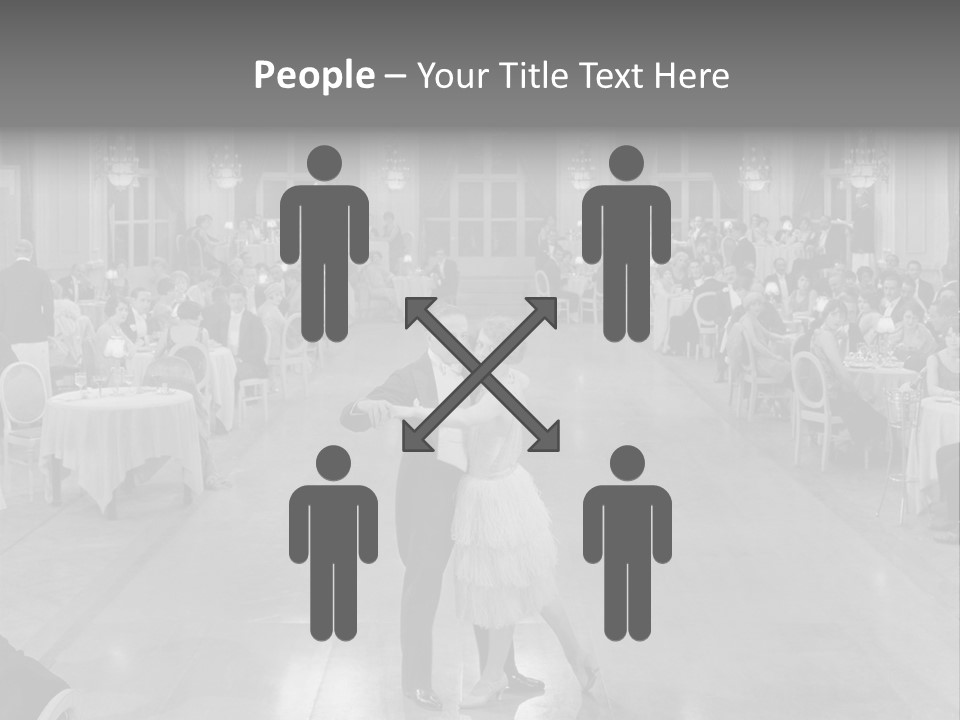 Horizontal Luxury Dinner PowerPoint Template