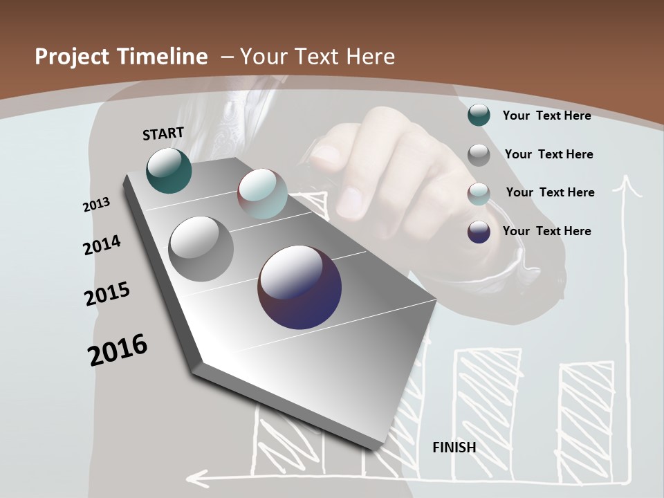 Control Growth Blank PowerPoint Template