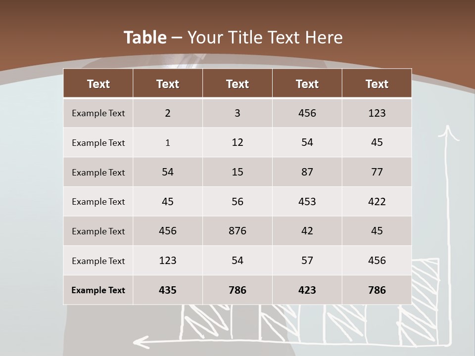 Control Growth Blank PowerPoint Template
