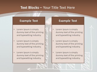 Control Growth Blank PowerPoint Template