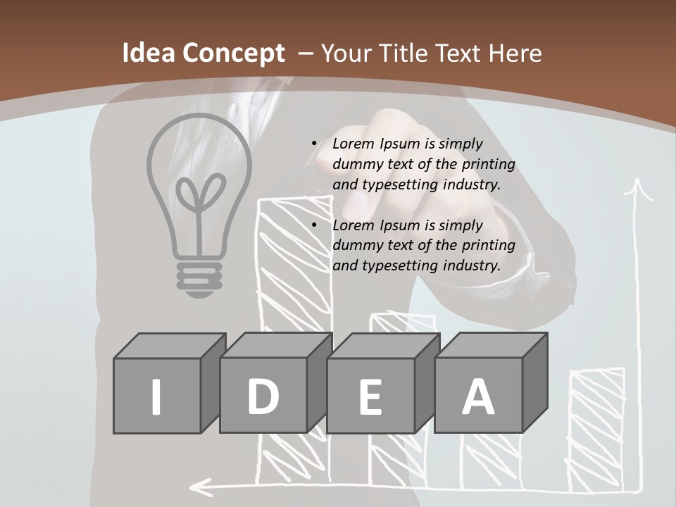 Control Growth Blank PowerPoint Template