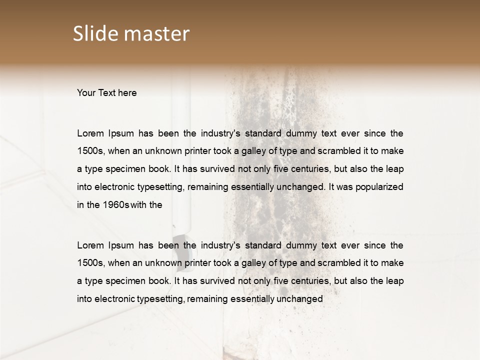 Parasitic Dirty White PowerPoint Template