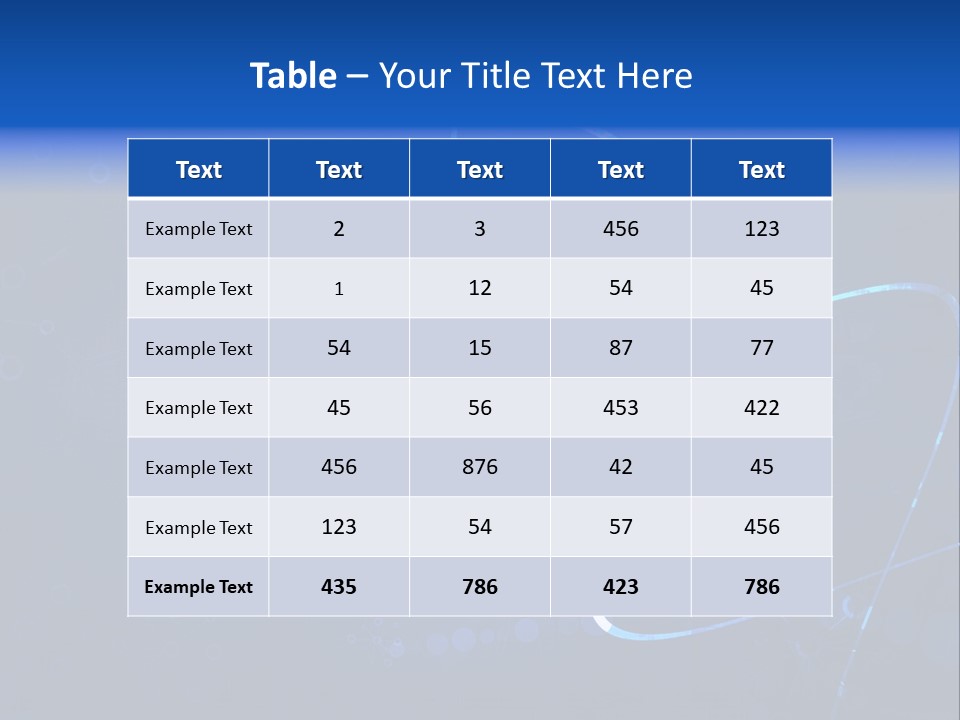 A Blue Abstract Background With Lines And Dots PowerPoint Template