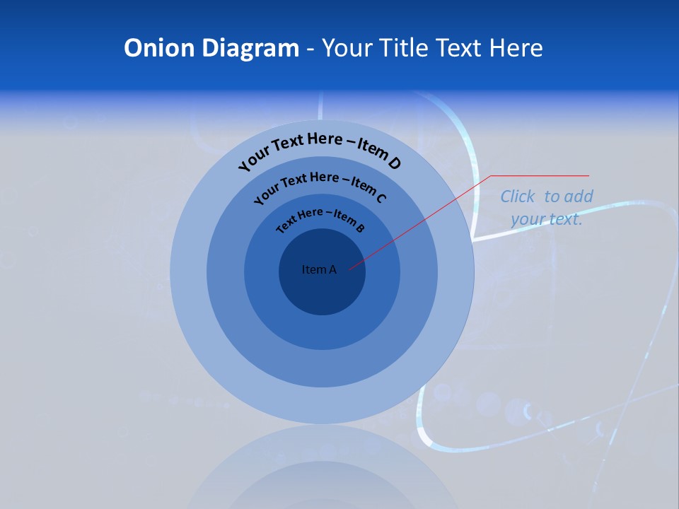 A Blue Abstract Background With Lines And Dots PowerPoint Template