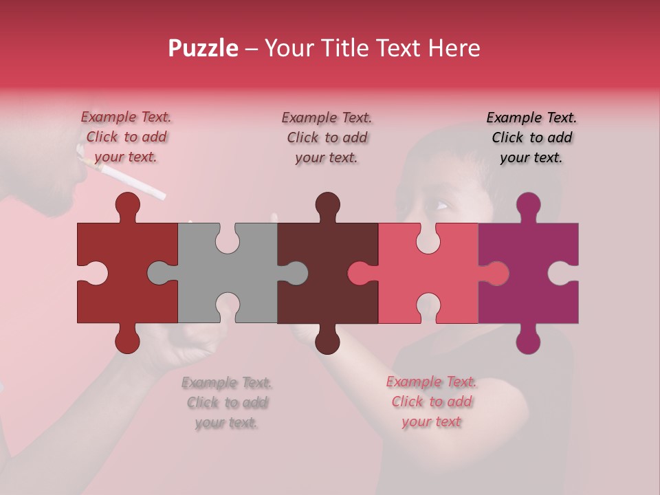 Warning Tell Prohibit PowerPoint Template