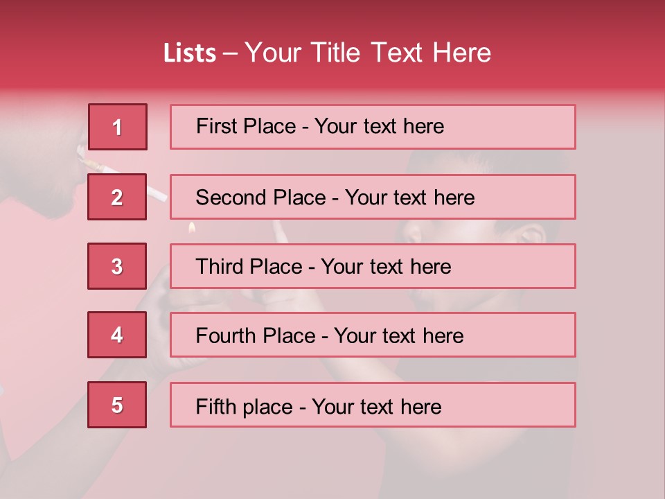 Warning Tell Prohibit PowerPoint Template