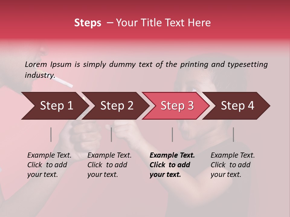 Warning Tell Prohibit PowerPoint Template