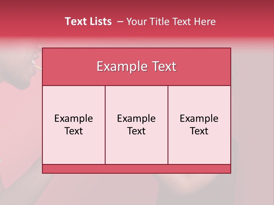 Warning Tell Prohibit PowerPoint Template