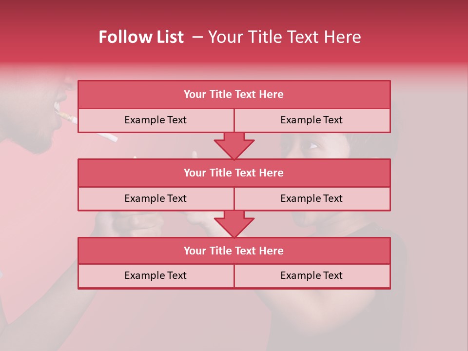 Warning Tell Prohibit PowerPoint Template