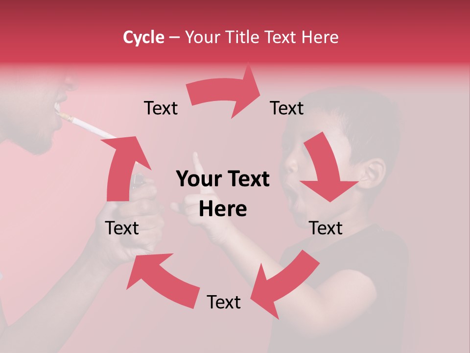 Warning Tell Prohibit PowerPoint Template