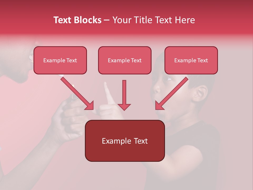 Warning Tell Prohibit PowerPoint Template