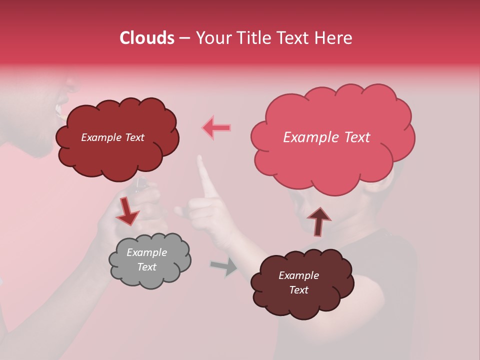 Warning Tell Prohibit PowerPoint Template