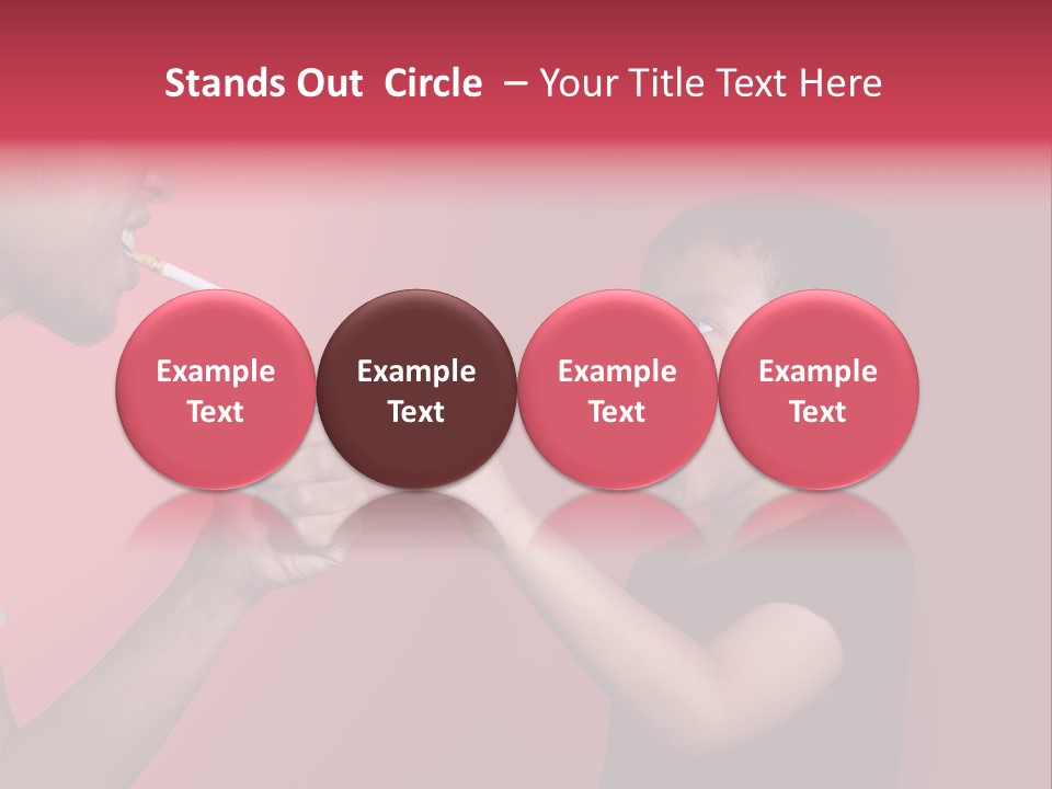 Warning Tell Prohibit PowerPoint Template