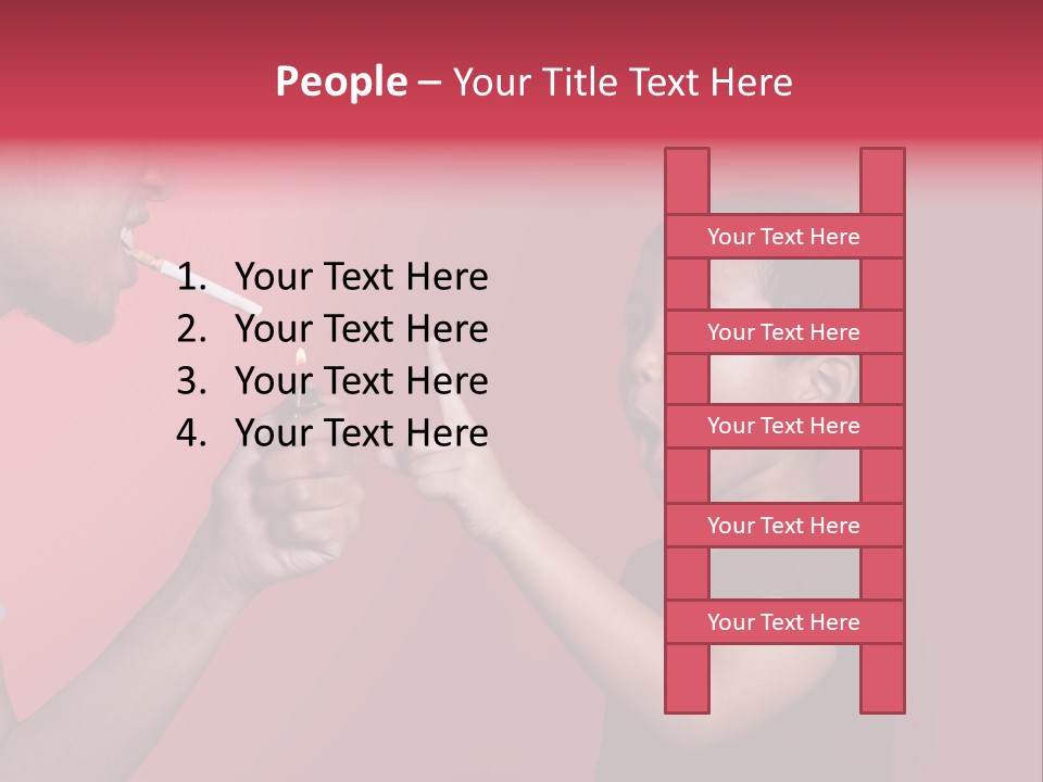 Warning Tell Prohibit PowerPoint Template