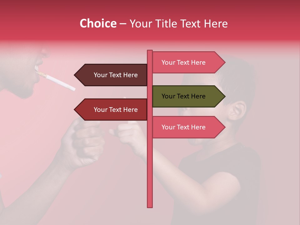Warning Tell Prohibit PowerPoint Template